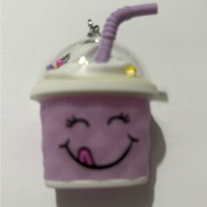 Bath and bodyworks Purple faceted drink cup pocket bac holder